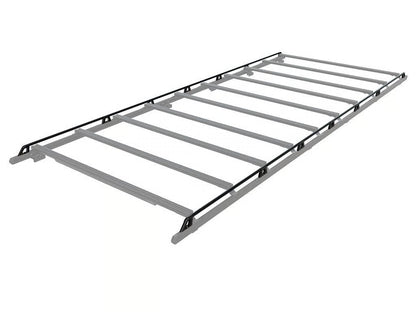 Front Runner Slimpro Van Rack Expedition Rails for Van – Fits 3579mm Tray – Black Aluminum & Stainless Steel, 3206(L) x 20(W), Modular Design (1PC)