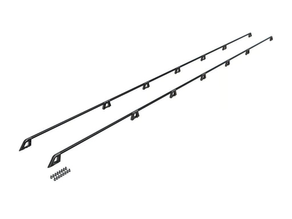Front Runner Slimpro Van Rack Expedition Rails for Van – Fits 3579mm Tray – Black Aluminum & Stainless Steel, 3206(L) x 20(W), Modular Design (1PC)