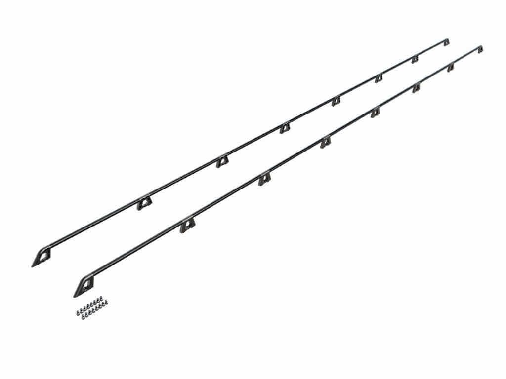 Front Runner Slimpro Van Rack Expedition Rails for Van – Fits 4533mm(L) Roof Rack – Black Aluminum & Stainless Steel, Low-Profile Design (1PC)