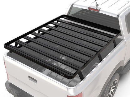 Front Runner Slimline II Load Bed Rack Kit for Truck – Fits 2007-Current Toyota Tundra CrewMax 6.5’ Bed – Black Aluminum, Full-Size Cargo Rack (1PC)