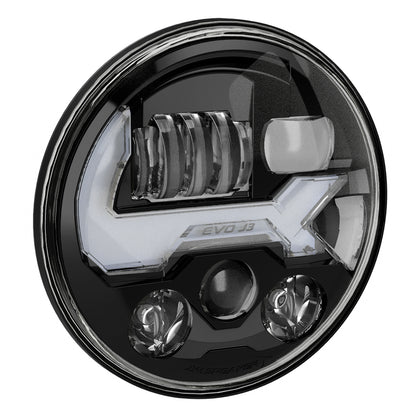 J.W. Speaker EVO J3 Heated LED Headlights Black – Fits 2007-18 Jeep Wrangler JK