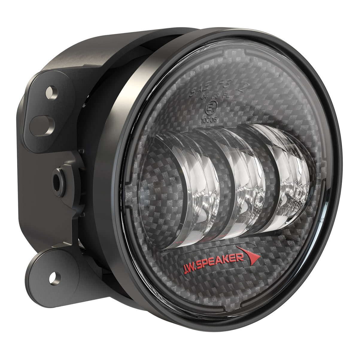 J.W. Speaker Model 6145 J2 LED Fog Lights Carbon Fiber – Fits 2007-18 Jeep Wrangler JK