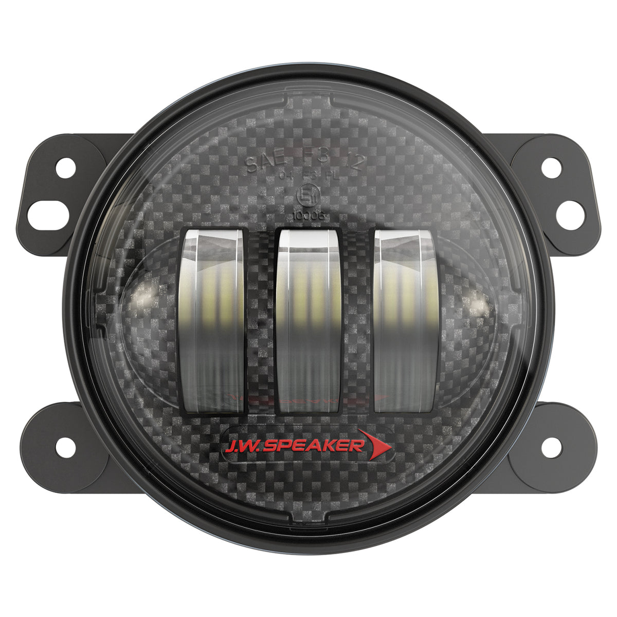 J.W. Speaker Model 6145 J2 LED Fog Lights Carbon Fiber – Fits 2007-18 Jeep Wrangler JK - image 2