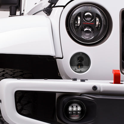 J.W. Speaker Model 6145 J2 LED Fog Lights Carbon Fiber – Fits 2007-18 Jeep Wrangler JK - image 5