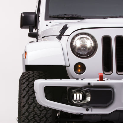 J.W. Speaker Model 239 J2 LED Turn Signals Amber Lens – Fits 2007-18 Jeep Wrangler JK - image 5