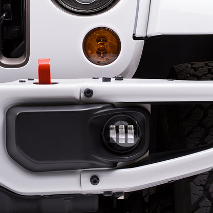 J.W. Speaker Model 6145 J2 LED Fog Lights Black – Fits 2007-18 Jeep Wrangler JK - image 5
