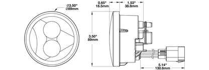 J.W. Speaker Model 239 J2 LED Turn Signals Amber Lens – Fits 2007-18 Jeep Wrangler JK - image 7