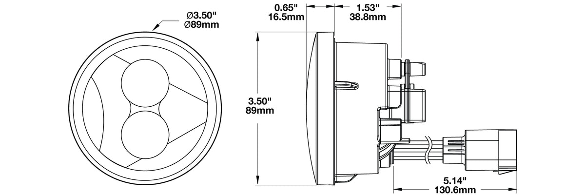 J.W. Speaker Model 239 J2 LED Turn Signals Clear Lens – Fits 2007-18 Jeep Wrangler JK - image 7