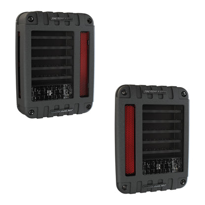 J.W. Speaker Model 279 J LED Tail Lights Black – Fits 2007-18 Jeep Wrangler JK