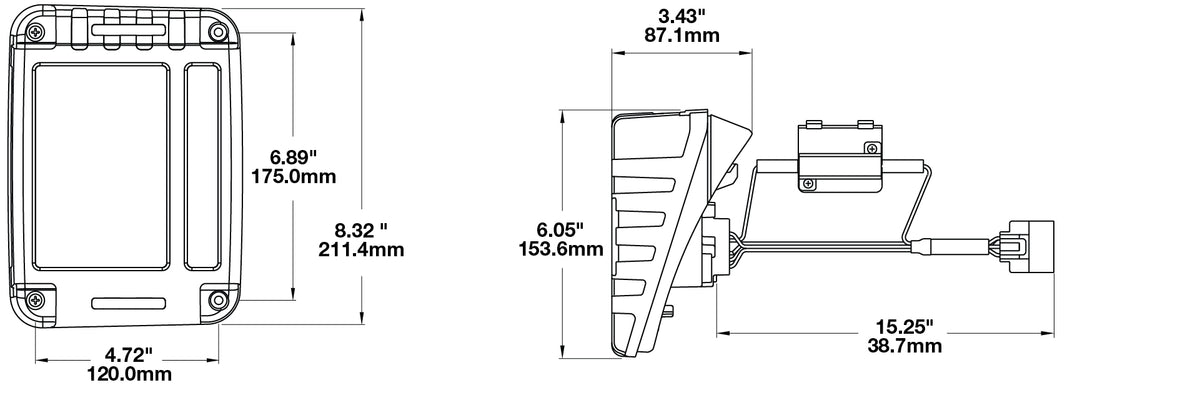 J.W. Speaker Model 279 J LED Tail Lights Black – Fits 2007-18 Jeep Wrangler JK - image 8