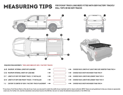 Front Runner Slimline II  Pickup Truck Bed Rack 1425mm(W) x 1358mm(L)