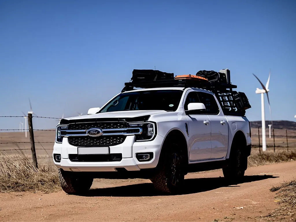 Front Runner Pickup Truck Bed Rack Pro Fits 2022-Current Ford Ranger T6.2 Wildtrak/Raptor Double Cab