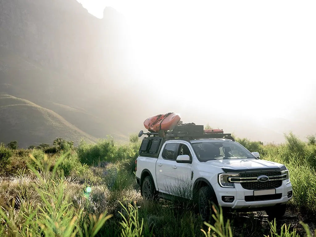 Front Runner Pickup Truck Bed Rack Pro Fits 2022-Current Ford Ranger T6.2 Wildtrak/Raptor Double Cab