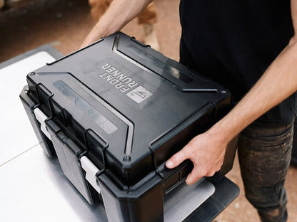 Front Runner Wolf Pack Pro Hi-Lid Kit – Heavy-Duty Stackable Storage Box, Impact-Resistant Plastic, Adds 60mm Height for Bulkier Gear (1PC)