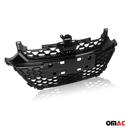 OMAC USA Front Grille Set for Sedan – Fits 2021-2022 Honda Accord FL – Chrome & Black Style Exterior Upgrade