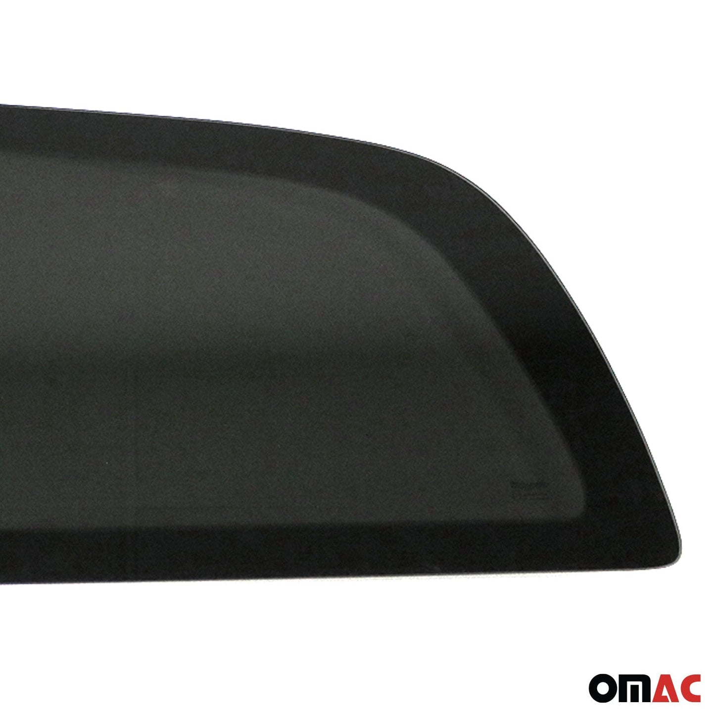 OMAC USA Left Side Rear Window Glass for Cargo Van – Fits 2016–2024 Mercedes Metris L3 Long Wheelbase – Black Tempered Replacement Auto Glass (1 Pc)