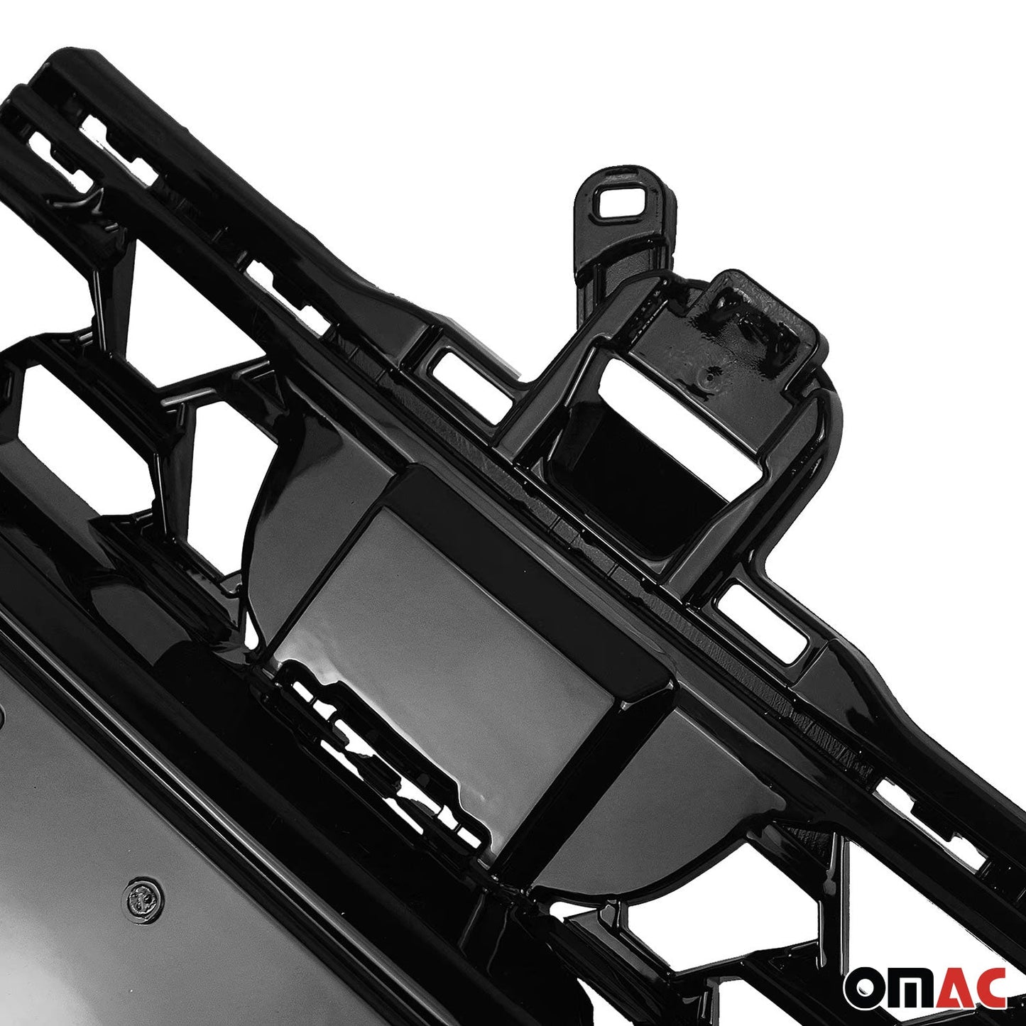 OMAC USA Front Grille Set for Sedan – Fits 2021-2022 Honda Accord FL – Chrome & Black Style Exterior Upgrade