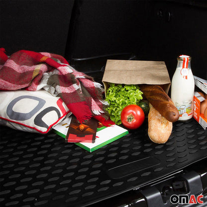 OMAC USA Cargo Liner Trunk Mat All Weather for SUV – Fits with 2003-2011 Honda Element – Black (1 Pc)