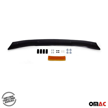 OMAC USA Front Bug Shield Hood Deflector for SUV – Fits 2010-2012 Lexus RX350 – Smoke Black Acrylic (1 Pc)