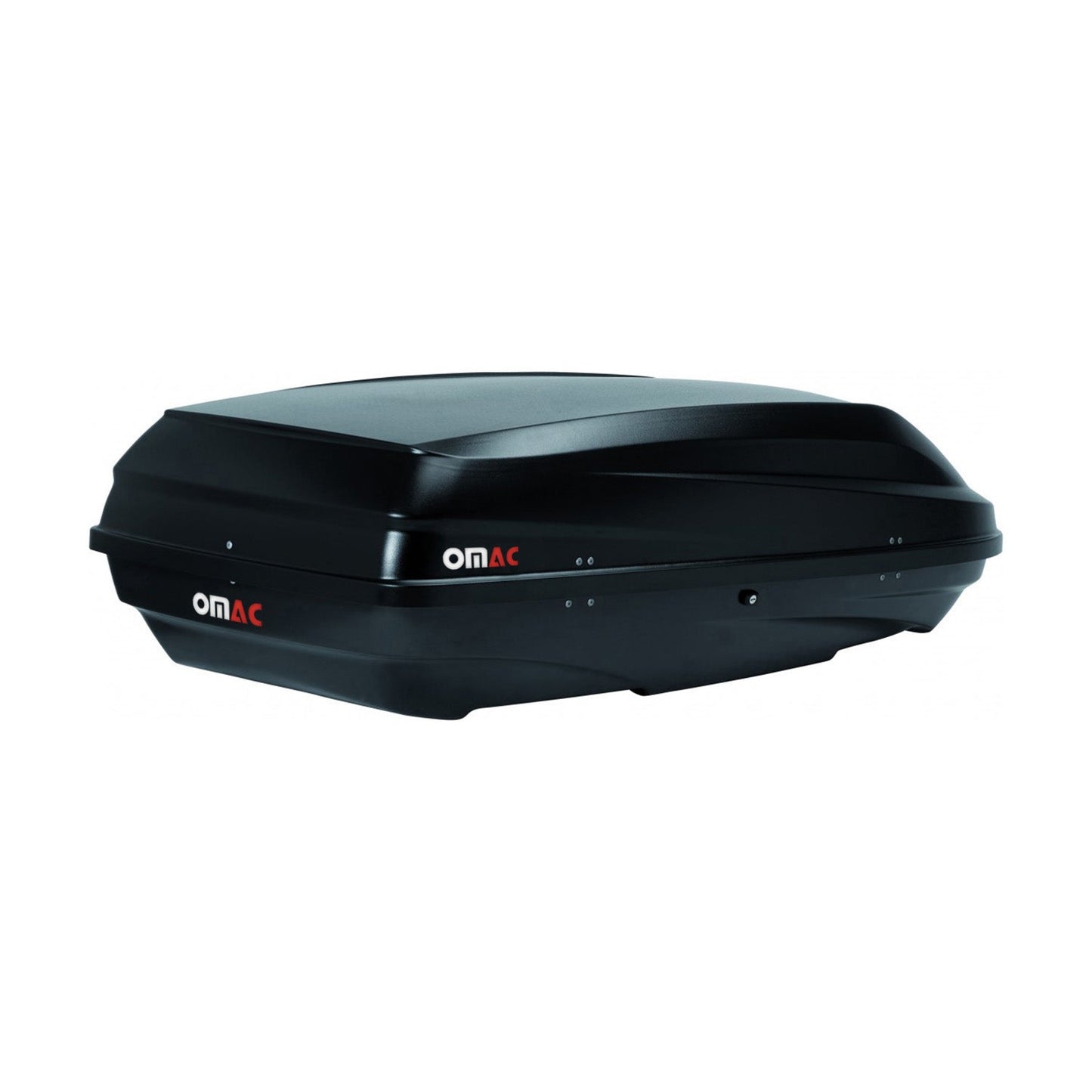 OMAC USA Roof Cargo Box for Car/SUV – 8 Cu Ft Rooftop Luggage Carrier Dual-Side Opening – Matt Black (1 Pc)