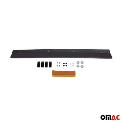 OMAC USA Front Bug Shield Hood Deflector for Van – Fits 2014-2022 RAM ProMaster – Smoke Black Acrylic (1 Pc)