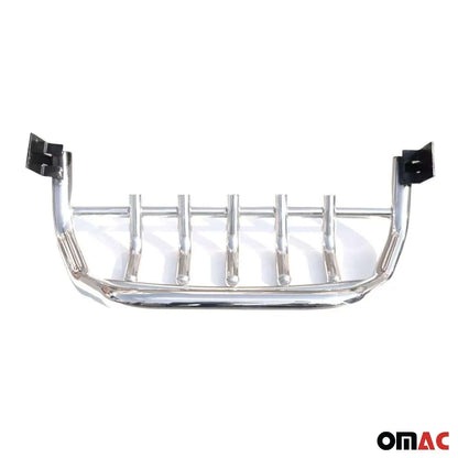 OMAC USA Bull Bar Push Front Bumper Grille – Fits 2011–2016 Kia Sportage – Chrome Mirror Finish Steel Guard, Silver (1 Pc)