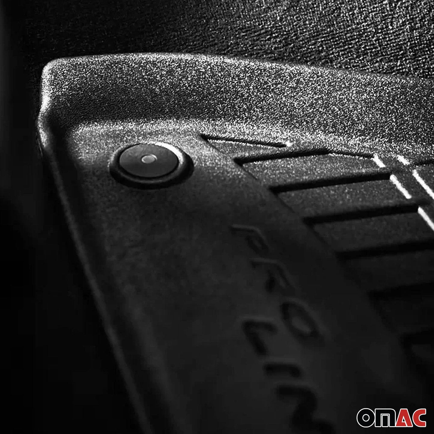 Omac USA Premium Rubber Floor Mats Liners for Cars – Fits with 2016-2023 Mazda CX-3 (4 Pcs)