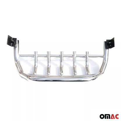 OMAC USA Front Bull Bar for Nissan Pathfinder – Fits 2005–2012 – Push Front Bumper Grille, Silver Steel 1-Pc