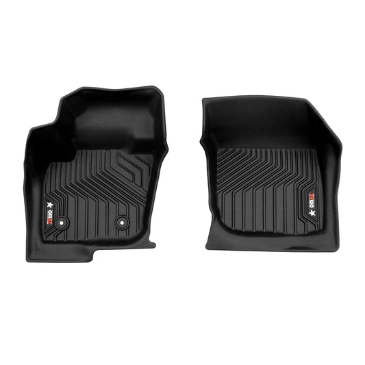 OMAC USA Premium Floor Mats Liners for Sedan – Fits 2013–2020 Ford Fusion – First & Rear Rows All Weather Heavy Duty Black (3 Pcs)