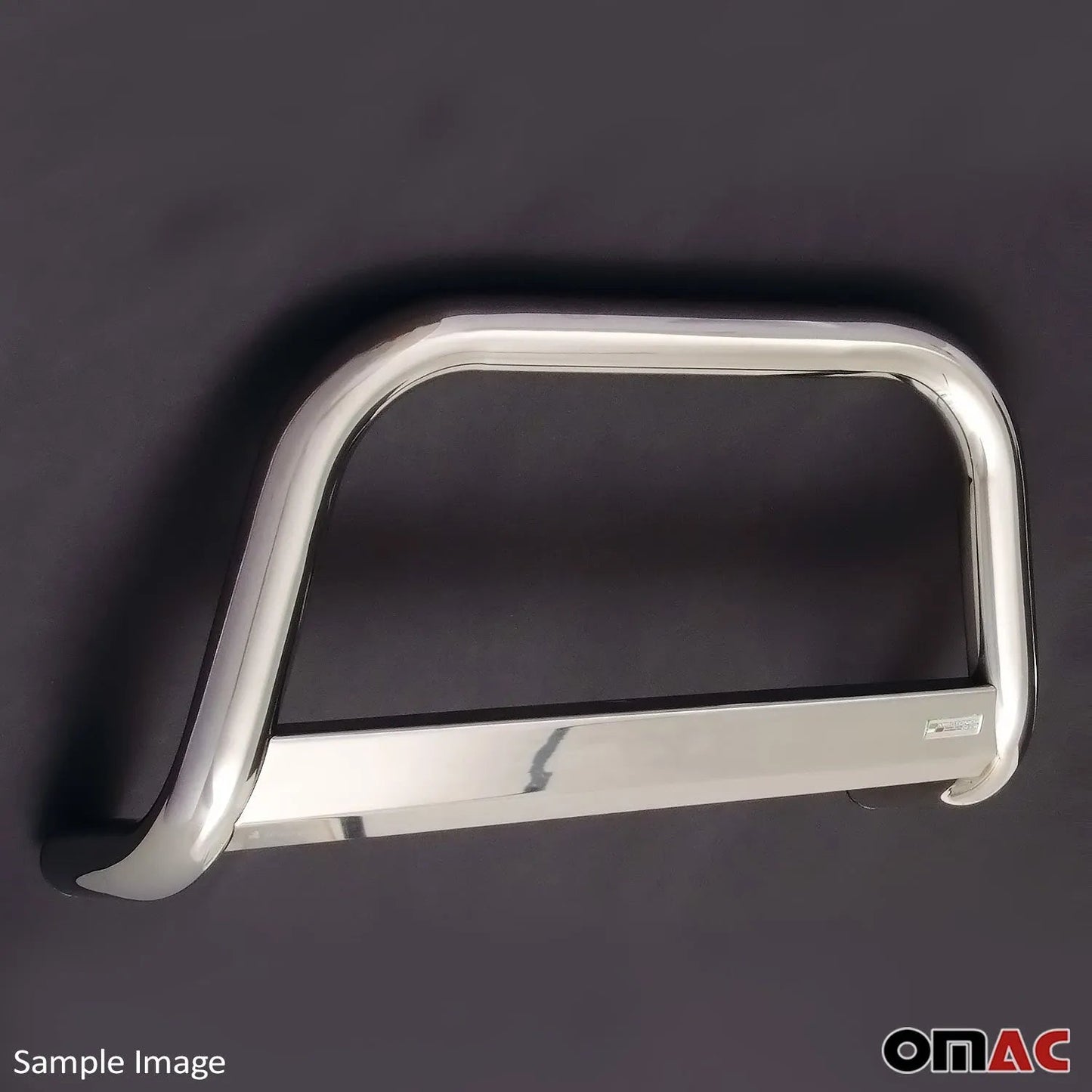 OMAC USA Front Bull Bar for Jeep Renegade – Fits 2015–2018 – Push Front Bumper Grille, Silver Stainless Steel, 1-Pc