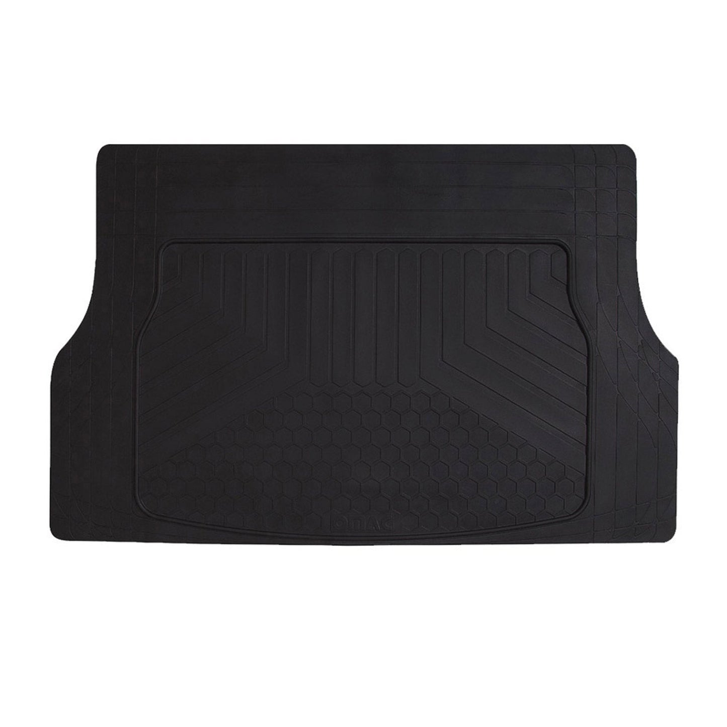 Omac USA Semi-Custom Rubber Cargo Mat Liner for Cars – Fits with Buick (1 Pc, All Weather, Black)