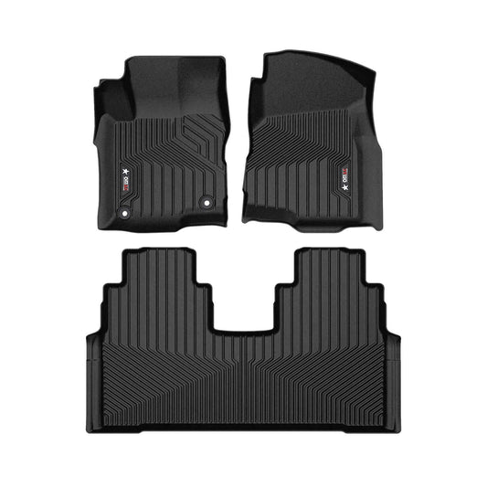 OMAC USA Premium Floor Mats Liners – Fits 2005–2009 Chevrolet Equinox – Front & Rear All Weather Heavy Duty Black