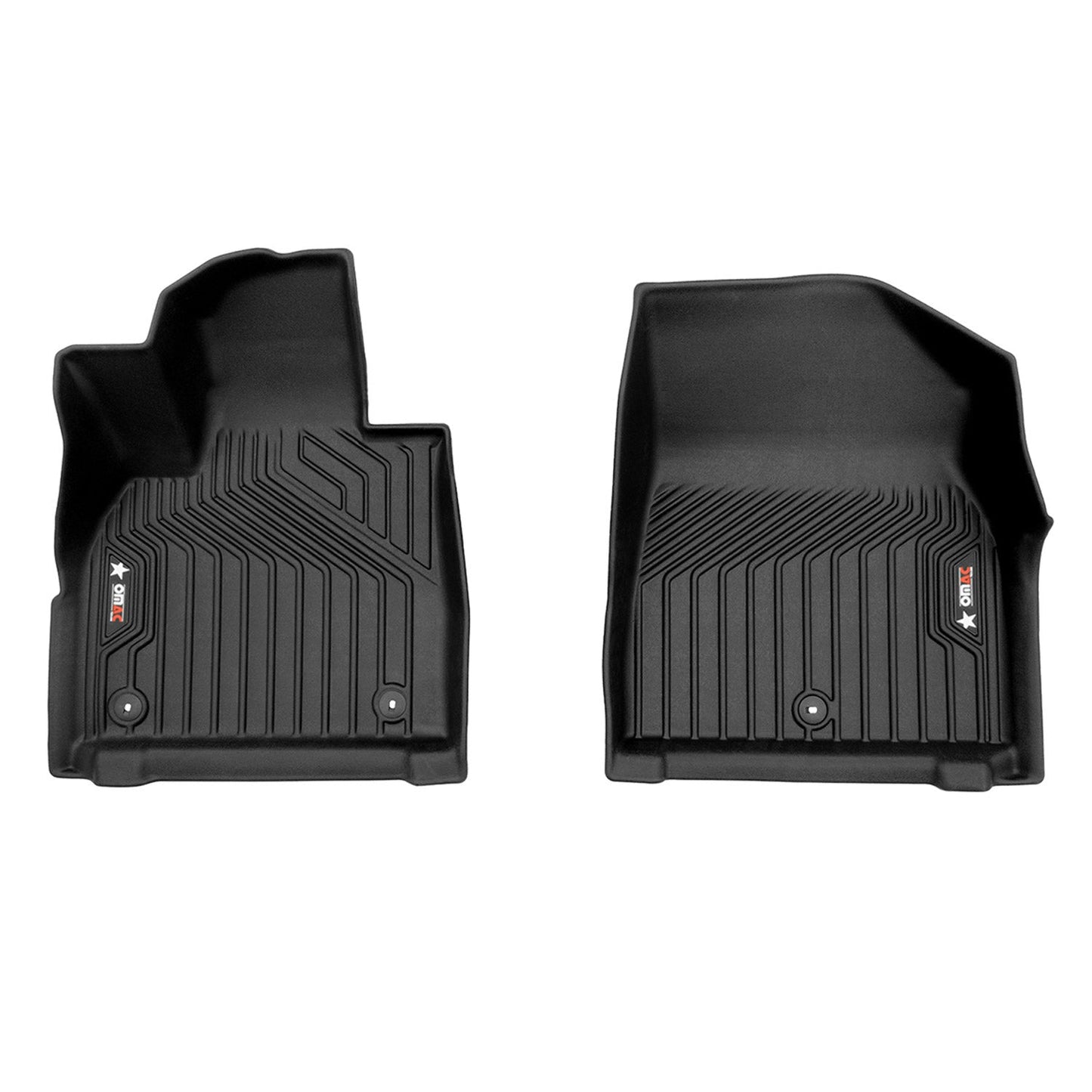 OMAC USA Premium Floor Mats Liners for SUV – Fits 2020–2025 Hyundai Palisade – Front Row All Weather Heavy Duty Black (3 Pcs)