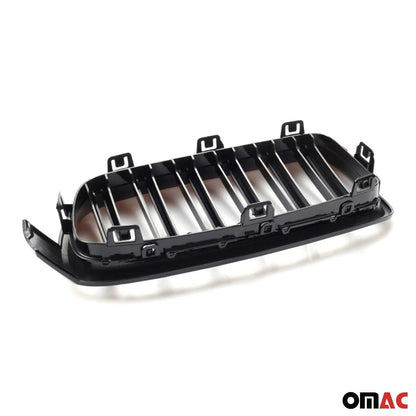 OMAC USA Front Kidney Grille – Fits 2012–2019 BMW 3 Series F30/F31 – M3 Style Gloss Black Dual Slat Replacement