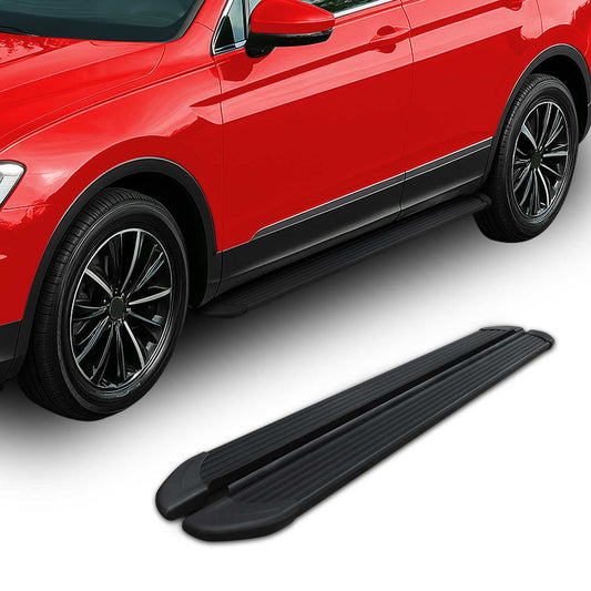 Omac USA Aluminum Running Boards, Side Steps for SUV – Fits with 2016-2020 Kia Sorento – Black (2 Pcs)
