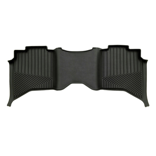 OMAC USA Premium Floor Mats Liners for Truck – Fits 2013–2018 RAM 1500 Crew Cab – Second Row Rear All Weather Heavy Duty Black