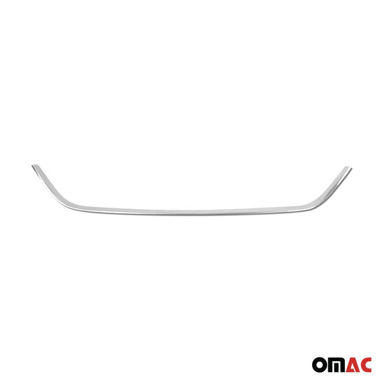 OMAC USA Front Bumper Grill Trim Molding for Cars – Fits 2012–2017 Kia Rio Hatchback (Stainless Steel, Silver, 1Pc)
