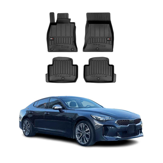 OMAC USA Premium Floor Mats Liners for Cars – Fits 2018-2023 Kia Stinger RWD (Black, 4 Pcs)