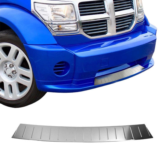 OMAC USA Front Bumper Grill Trim Molding for SUVs – Fits 2007–2012 Dodge Nitro - 1Pc (Stainless Steel, Chrome)