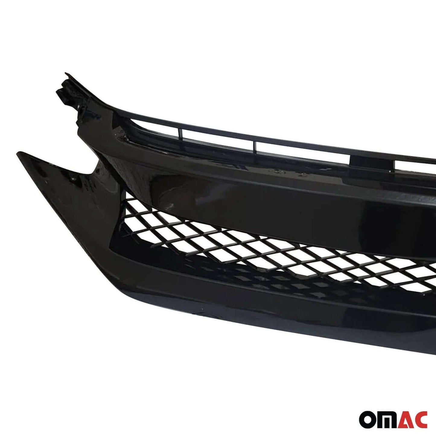 OMAC USA Front Grille Hood Type R Style for Honda Civic Sedan – Fits 2016–2021 – Honeycomb Mesh Design, Custom Fit
