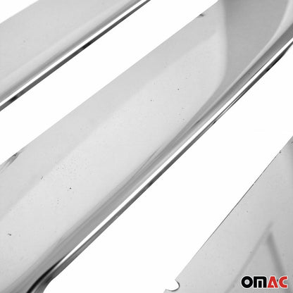 OMAC USA Front Bumper Grill Trim for Vans – Fits 2019–2025 Mercedes Sprinter W907/910 - 6Pcs (Stainless Steel, Chrome)