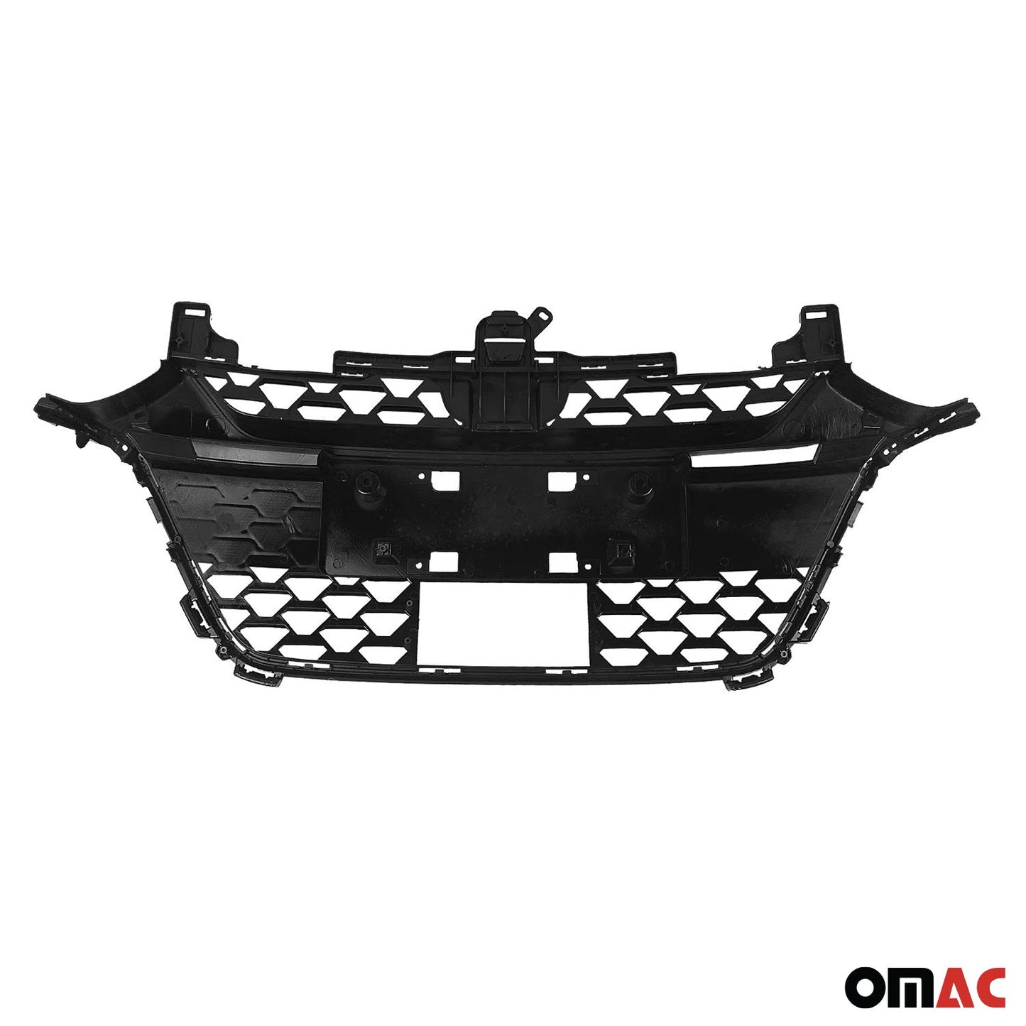 OMAC USA Front Grille Set for Sedan – Fits 2021-2022 Honda Accord FL – Chrome & Black Style Exterior Upgrade