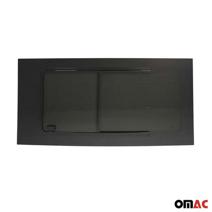 OMAC USA Right Sliding Door Window Glass for Cargo Van – Fits 2010–2018 Mercedes Sprinter W906 L3/L4 – Black Tempered Sliding Auto Glass (1 Pc)