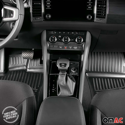 OMAC USA Premium Floor Mats Liners Full Set – Fits 2017–2022 Kia Sportage – All Weather Heavy Duty Black
