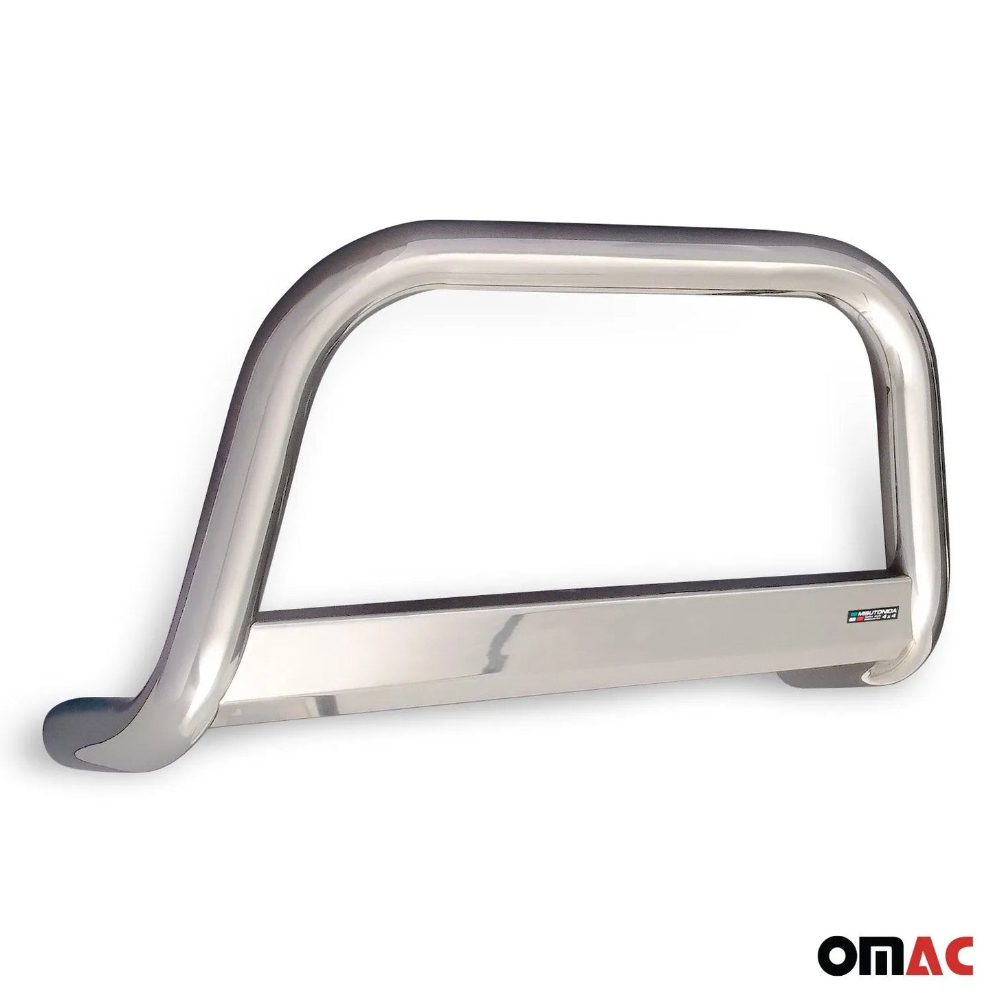 OMAC USA Bull Bar Push Front Bumper Grille Guard for Nissan Rogue – Fits 2014–2016 – Stainless Steel, Silver, 1-Pc