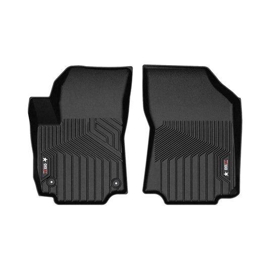 OMAC USA Premium Floor Mats Liners for SUV – Fits 2018–2024 GMC Terrain / Terrain Denali – Front Row All Weather Heavy Duty Black