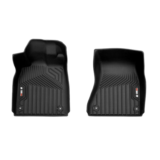 OMAC USA Premium Floor Mats Liners for Car – Fits 2012–2018 Audi A6 S6 – First Row Front All Weather Heavy Duty Black (4 Pcs)