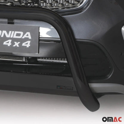 OMAC USA Bull Bar Push Front Bumper Grille Guard – Fits 2016–2018 Kia Sorento – Black Steel, 1 Pc