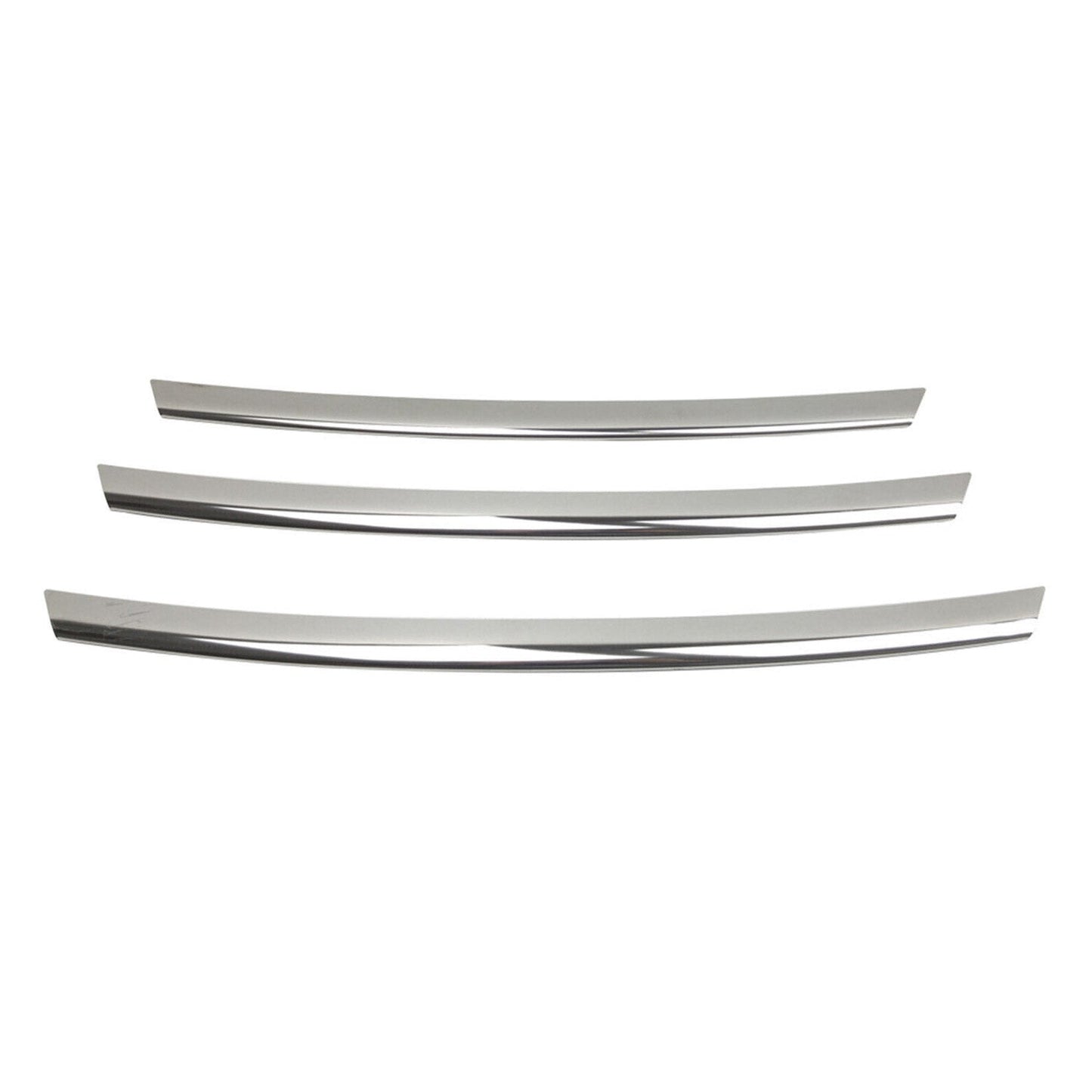 OMAC USA Front Bumper Grill Trim for Hyundai Veloster 2012-2017 (Non-Turbo) – Stainless Steel Chrome Mirror Finish, 3 Pcs