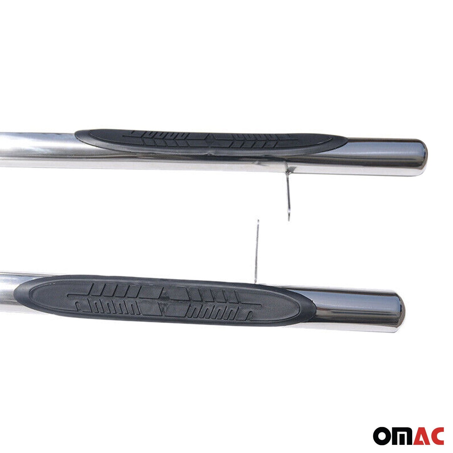 Omac USA Stainless Steel Running Boards, Side Steps for SUV – Fits with 2015-2024 Jeep Renegade – Silver, Grey (2 Pcs)